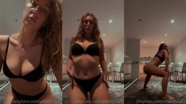 Elle Twerk Onlyfans Nude Black Thong Video Leaked