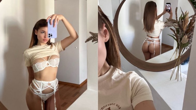 Helenalive Patreon Sexy Ass Lingerie Photos