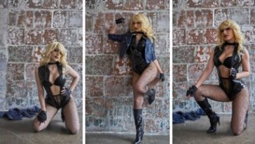 Vixence Black Cosplay Canary Nude Photos