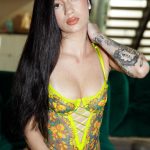 Bhad Bhabie Yellow Bodysuit Lingerie Onlyfans Set Leaked