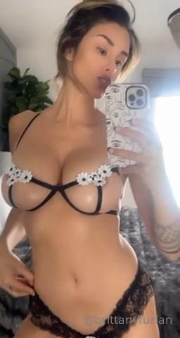 Brittany Furlan Lingerie Selfie Mirror Onlyfans Video Leaked