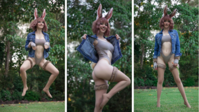 Nichameleon Peter Rabbit Nude Cosplay