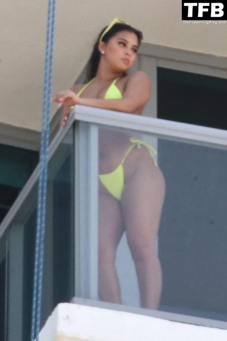 Aliana Mawla Puts on a Bikini Show on Her Hotel Balcony (26 Photos)