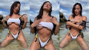 Ana Cheri Nude Beach Teasing Video Leaked