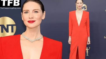 Caitriona Balfe Stuns as She Goes Braless at SAG Awards (8 Photos)