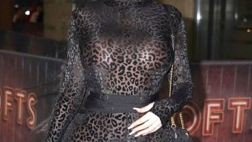 Chloe Ferry Goes Braless in See-Thru Number For Night on the Toon (23 Photos)