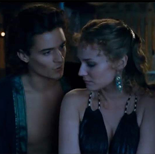 Orlando Bloom & Diane Kruger Sexy Scene from 'Troy'