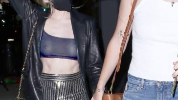 Braless Dove Cameron is Seen in a See-Through Top Leaving Valentina Cy’s Show (12 Photos)