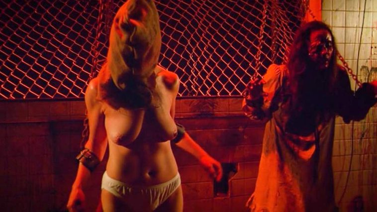 Madeline Brumby Nude Forced Scene in 'Frankenstein Created Bikers'