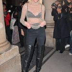 Elsa Hosk is Seen Arriving to the Isabel Marant Show During the Paris Fashion Week (22 Photos)