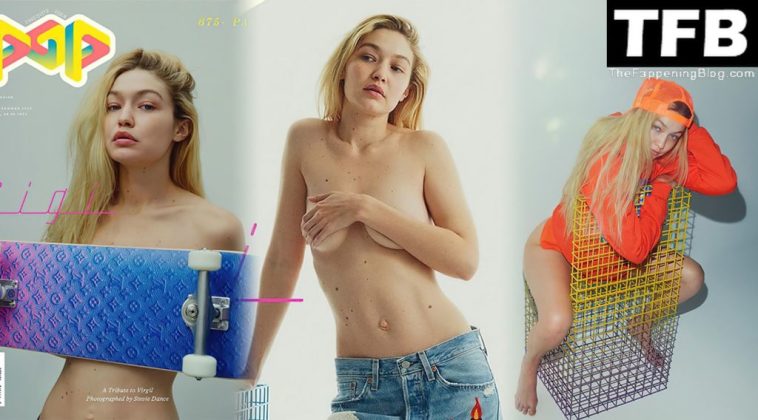 Gigi Hadid Topless & Sexy – POP Magazine (8 Photos)