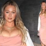 Iskra Lawrence Displays Her Curves While Grabbing Dinner at Nobu (23 Photos + Video)