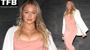 Iskra Lawrence Displays Her Curves While Grabbing Dinner at Nobu (23 Photos + Video)