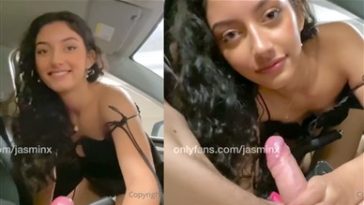 Jasminx Nude Blowjob Fucking in Car Porn Video Leaked
