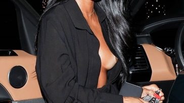 Karrueche Tran Flashes Her Nude Tits in WeHo (88 Photos)