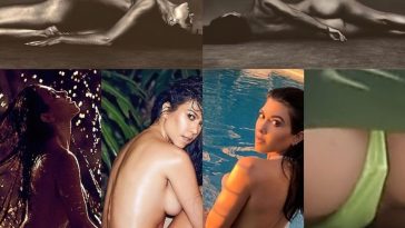 Kourtney Kardashian Nude (1 Collage Photo)