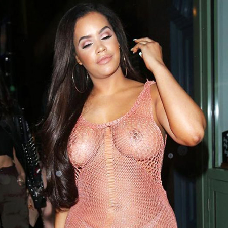 Lateysha Grace Nude Tits In Public - See Through Dress Exposed Everything !