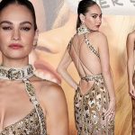 Lily James Shows Off Her Sexy Figure at the ‘Pam and Tommy’ TV Show Finale Screening in LA (88 Photos)