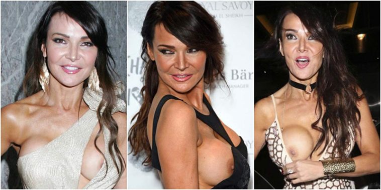 Lizzie Cundy Nude Tits in Public - Nip Slip Collection