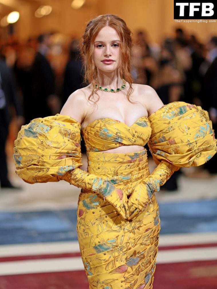 Madelaine Petsch Displays Her Stunning Figure at The 2022 Met Gala in NYC (45 Photos)