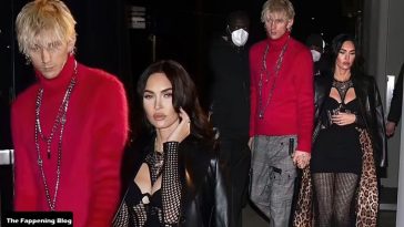 Megan Fox & Machine Gun Kelly Leave the Dolce and Gabbana Office in Milan (21 Photos)