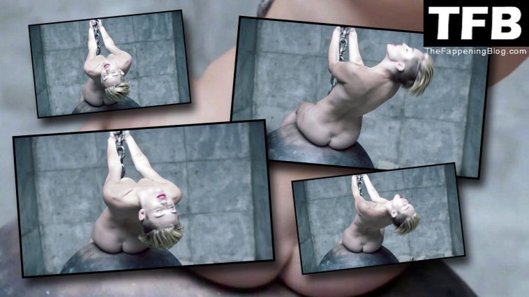 Miley Cyrus Nude - Wrecking Ball (17 Pics + Video)