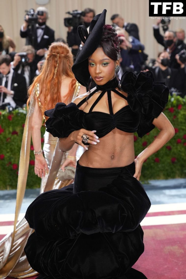 Normani Flaunts Her Sexy Tits & Abs at The 2022 Met Gala in NYC (27 Photos)