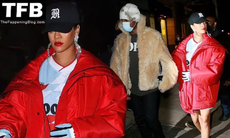 Rihanna & A$AP Rocky Hold Hands and Head to Dinner in New York (62 Photos)