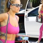 Rita Ora Looks Hot in Pink Activewear in Sydney (19 Photos)