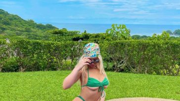 Tana Mongeau Poses in a Green Bikini (7 Photos)