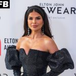 Victoria Barbara Shows Off Her Cleavage at the 30th Annual Elton John AIDS Foundation Academy Viewing Party (10 Photos)
