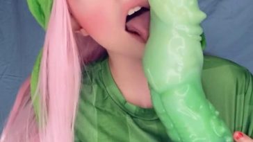 Belle Delphine Monster Dildo Blowjob Onlyfans Video