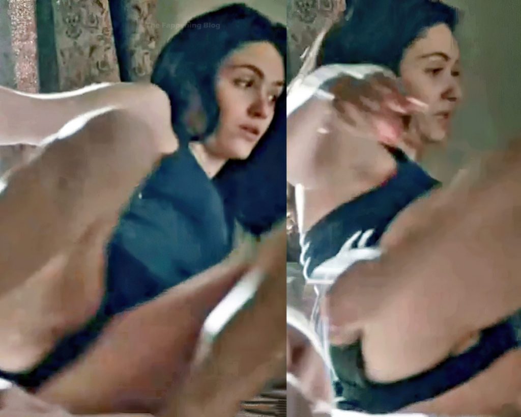 Emmy Rossum Nude & Sexy (3 Collage Photos + Video)
