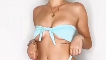 Lea Elui Deleted Bikini Try On Video Leaked