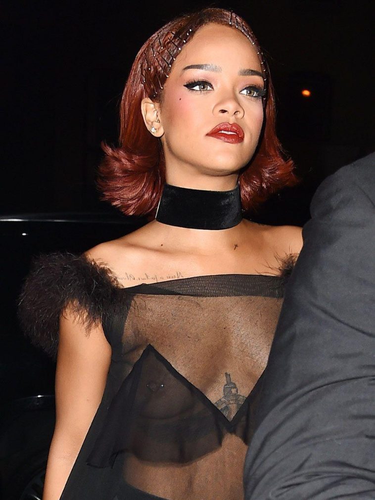 Rihanna Candid See-Through Nipple Slip Photos Leaked