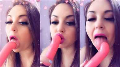 Alexa Vin Nude Dildo Sucking Video Leaked - Famous Internet Girls