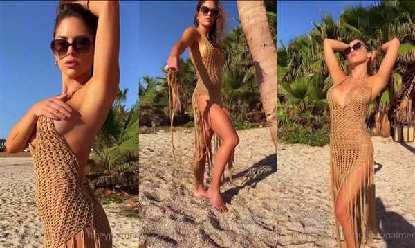 Brittney Palmer Nude Teasing At Beach Video Leaked - Famous Internet Girls