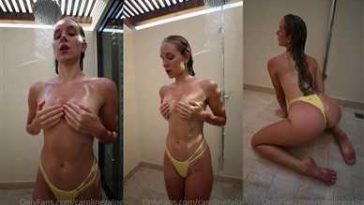 Caroline Zalog Nude Onlyfans Shower POV Video Leaked - Famous Internet Girls