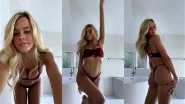 Iza Leslie Nude Red Bikini Teasing Video Leaked - Famous Internet Girls