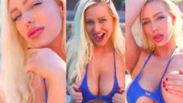 Tara Babcock Blue Monokini Nude Video Leaked - Famous Internet Girls