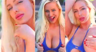 Tara Babcock Blue Monokini Nude Video Leaked - Famous Internet Girls