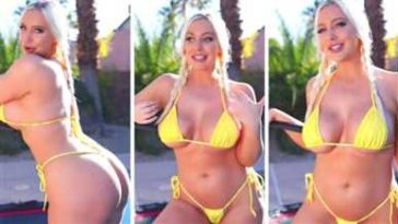 Tara Babcock Youtuber Yellow Bikini Video Leaked - Famous Internet Girls