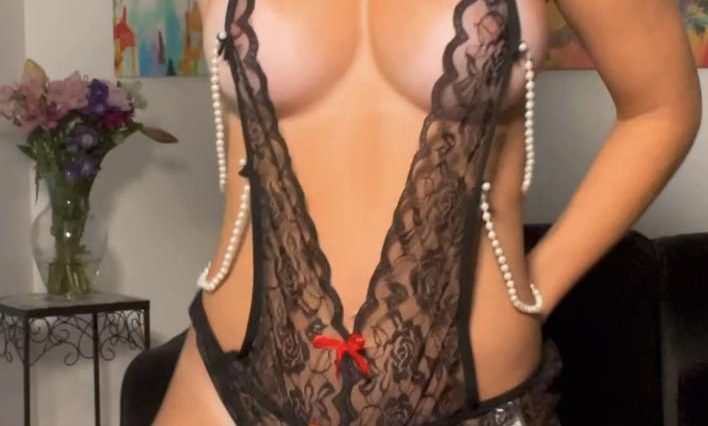 Vicky Stark Nude V-neck Lingerie Try On Onlyfans Video Leaked