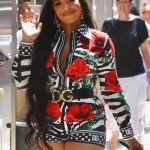 Ashanti Wears a Colorful Dolce & Gabanna Romper at Good Morning America in NYC (45 Photos)
