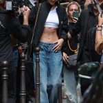 Bella Hadid Displays Her Slender Waist and Pokies in Paris (88 Photos)