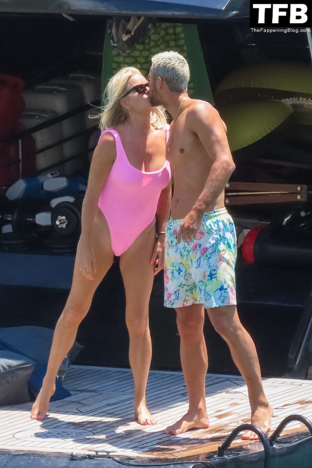 Caroline Stanbury Flaunts Her Body in a Pink Bikini on the Yacht in Greece (55 Photos)