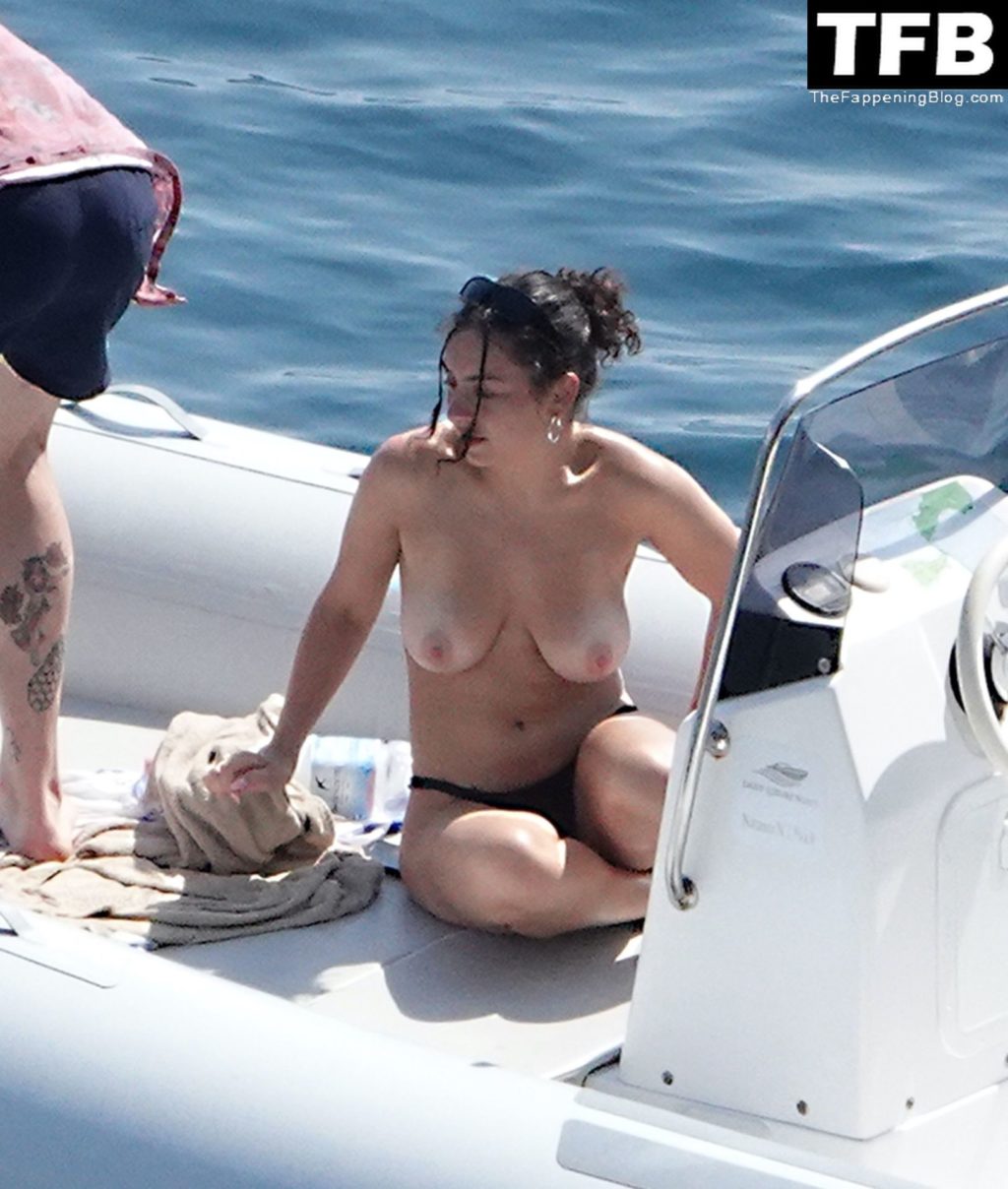 Charli XCX Shows Off Her Nude Tits on Holiday at the Amalfi Coast (21 Photos)