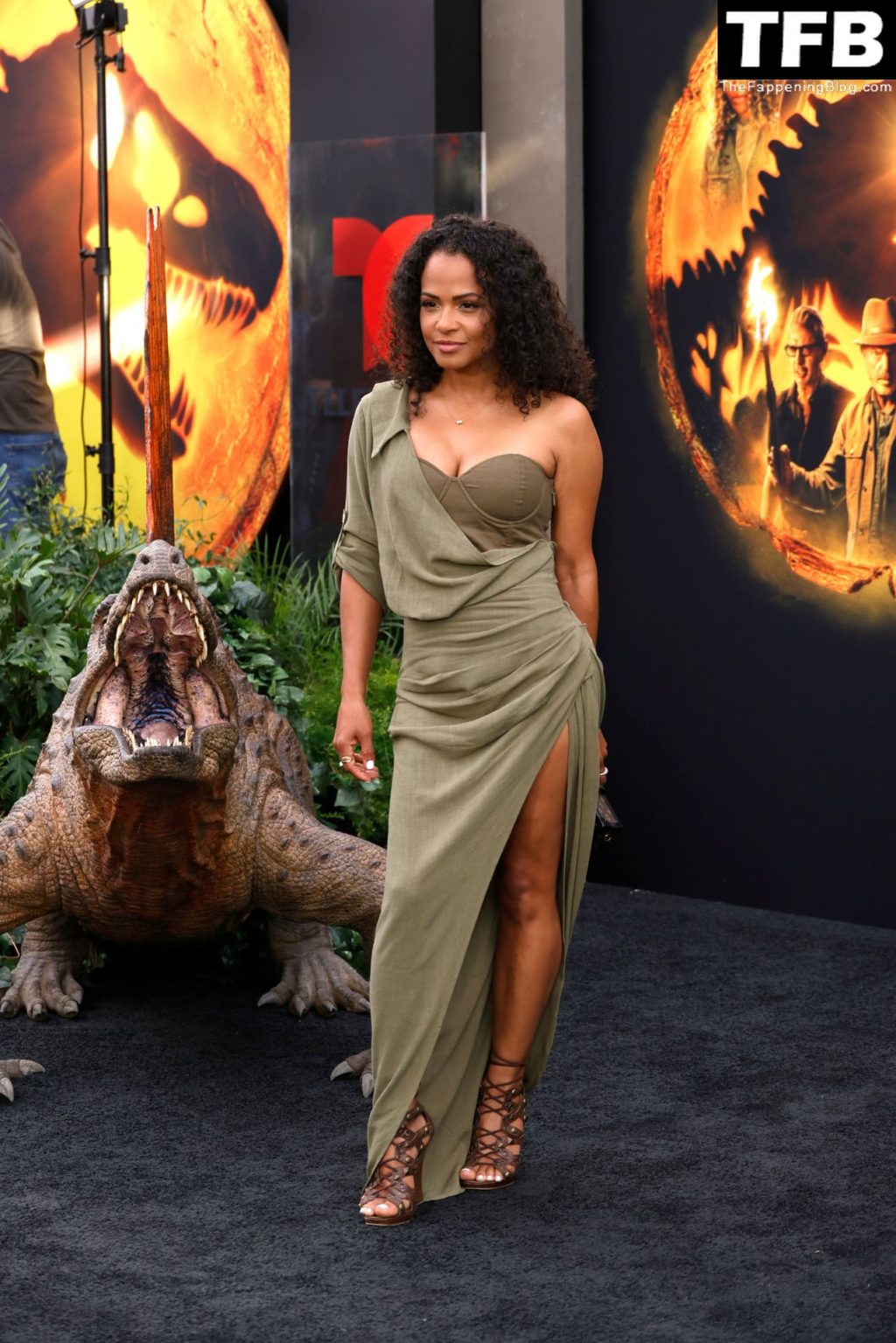 Christina Milian Displays Her Sexy Tits & Legs at the “Jurassic World: Dominion” Premiere in Hollywood (27 Photos)