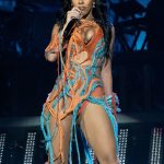 Doja Cat Displays Her Sexy Tits on Stage at the Coachella Music & Arts Festival (30 Photos)