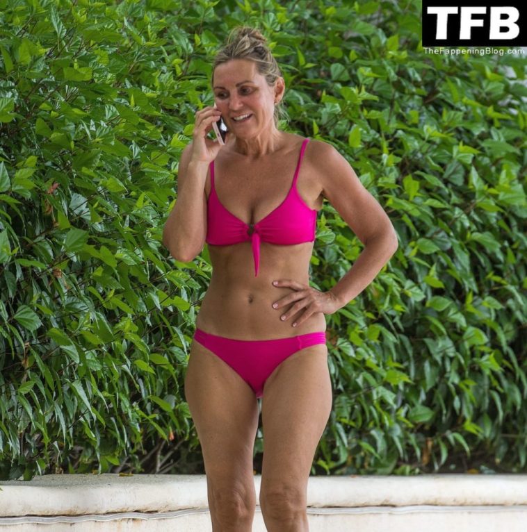 Bradley Walsh & Donna Derby Enjoy a Day on the Beach in Barbados (48 Photos)